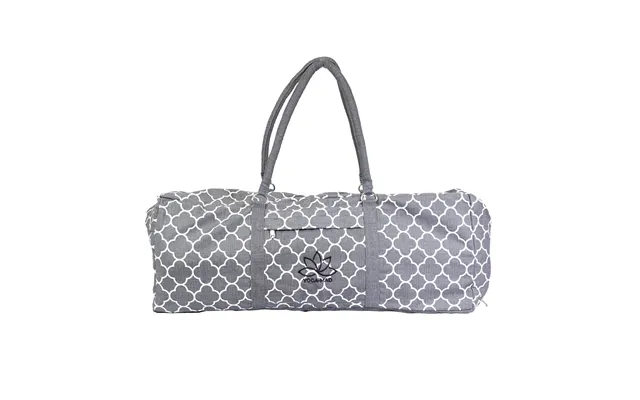 Yoga Mad Deluxe Yoga Kit Bag In Black - Grey