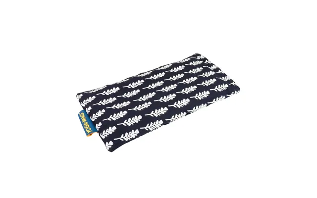 Yoga Mad Patterned Cotton Yoga Eye Pillow - Blue Leaf