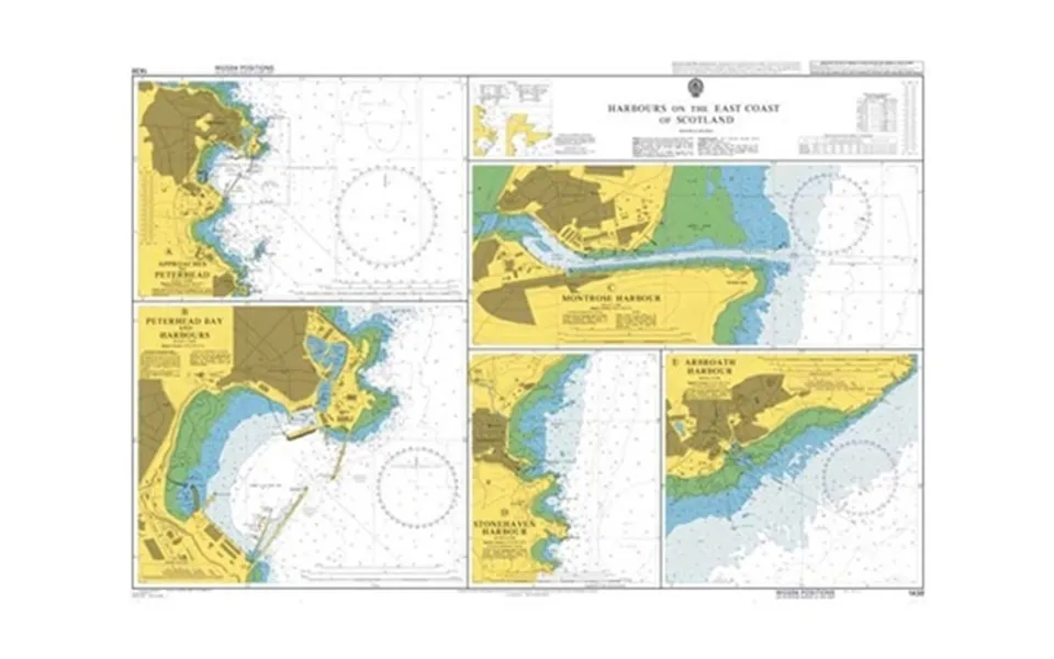 Admiralty Chart 1438 Harbours On The East Coast Of Scotland