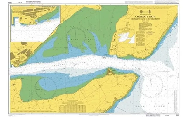 Admiralty Chart 1889 Cromarty Firth Cromarty Bank To Invergordon