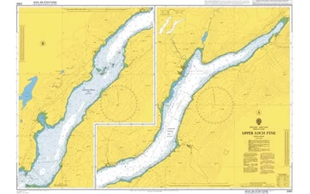 Admiralty Chart 2382 Upper Loch Fyne