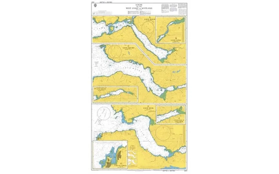 Admiralty Chart 2541 Lochs On The West Coast Of Scotland