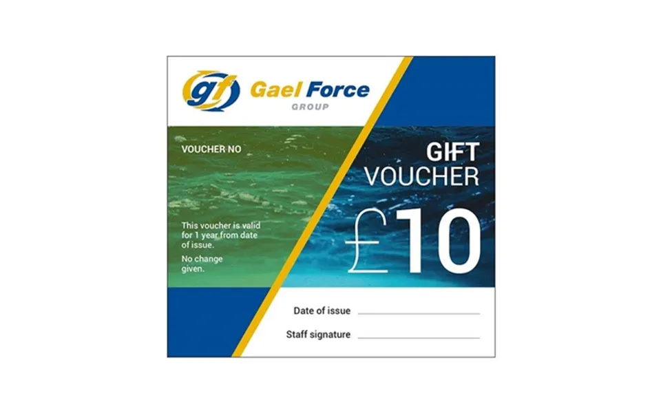 Gael Force 10 In-store Chandlery Gift Voucher