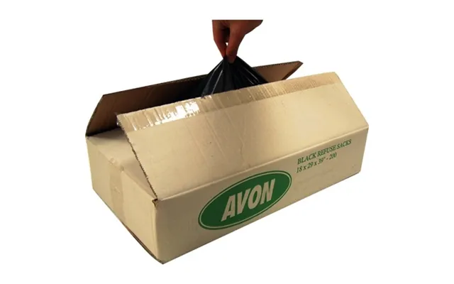Gael Force Black Plastic Refuse Sacks 140g - 200 Pack