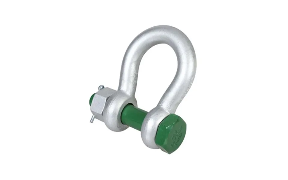 Gael Force Green Pin Safety Bow Shackle