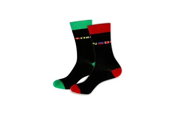 Nauticalia Left And Right Code Flag Socks