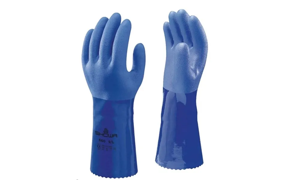 Showa 660 Gauntlet Pvc Working Glove