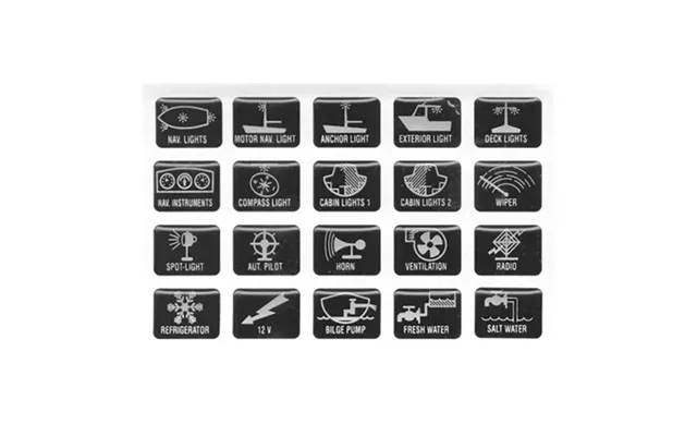 Trem Self-adhesive Labels - Code Of Electrical Signals