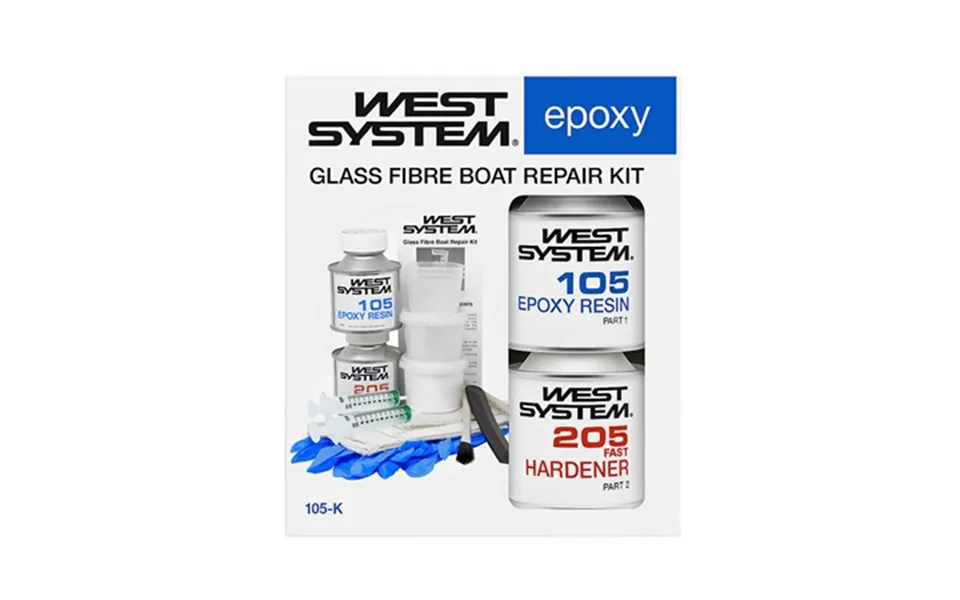 West System 105-k Glass Fibre Boat Repair Kit