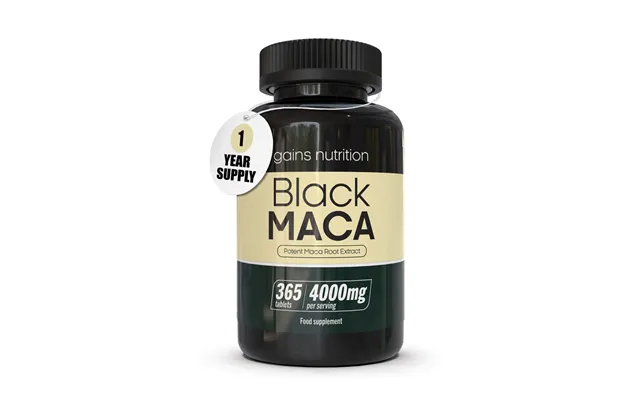 Black Maca 4000mg 365 Tablets product image