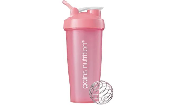 Gains Nutrition Shaker Bottle Pink