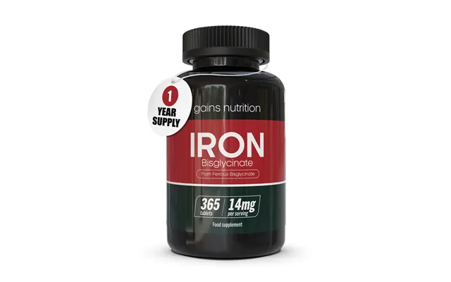 Iron Bisglycinate 14mg 365 Tablets product image