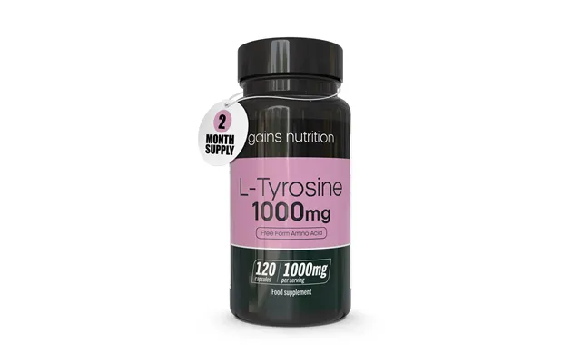 L-tyrosine 1000mg 120 Capsules product image