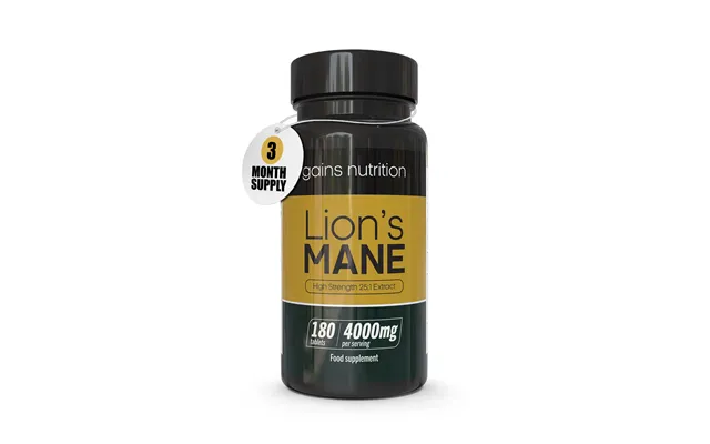 Lions Mane 4000mg 180 Tablets product image