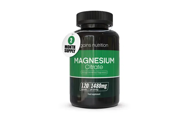Magnesium Citrate 1480mg 120 Capsules product image