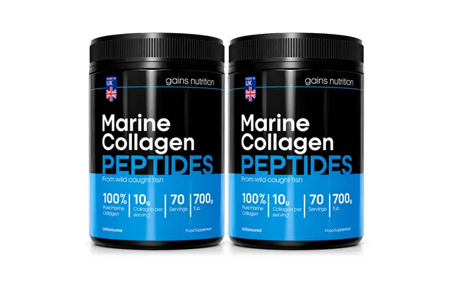 Marine Collagen Peptides Powder 700g Unflavoured 2 Pack Bundle