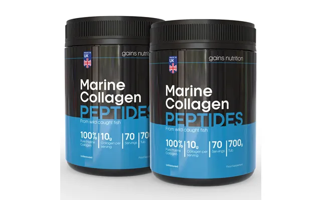 Marine Collagen Peptides Powder Unflavoured 2 Pack Bundle product image