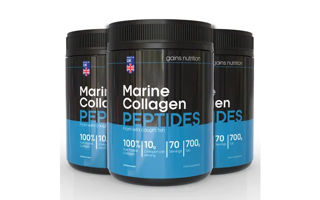 Marine Collagen Peptides Powder Unflavoured 3 Pack Bundle product image