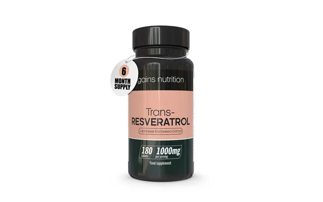 Trans-resveratrol 1000mg 180 Tablet product image