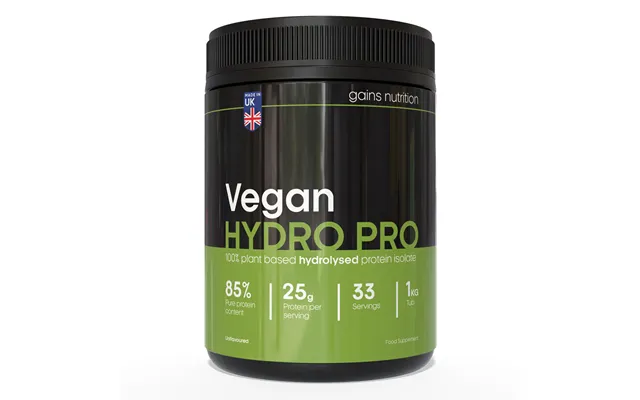 Vegan Hydro Pro Hydrolysed Protein 1kg Tub