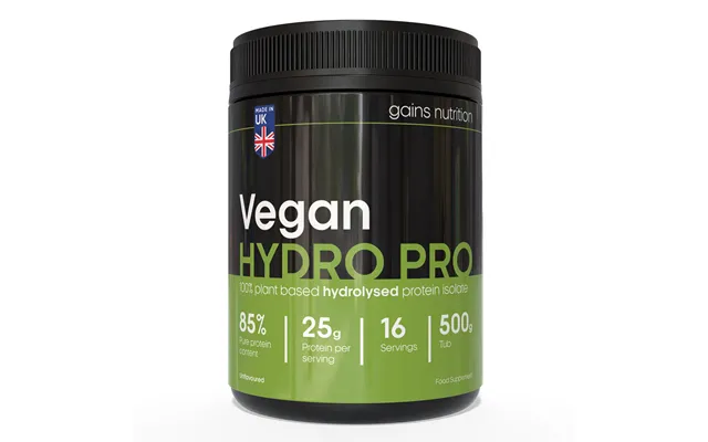 Vegan Hydro Pro Hydrolysed Protein 500g Tub