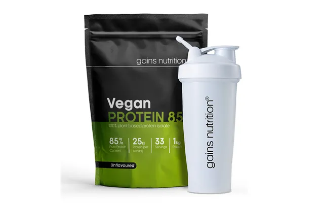 Vegan Protein 85 1kg 600ml Shaker White product image
