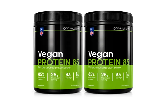 Vegan Protein 85 1kg Tub 2 Pack Bundle