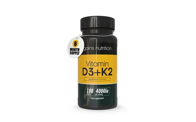 Vitamin D3 K2 4000iu 180 Tablets product image