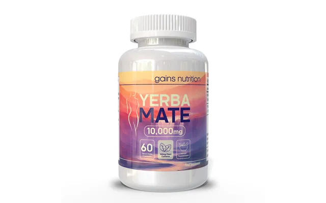 Yerba Mate Capsules Clean Energy Natural Caffeine product image