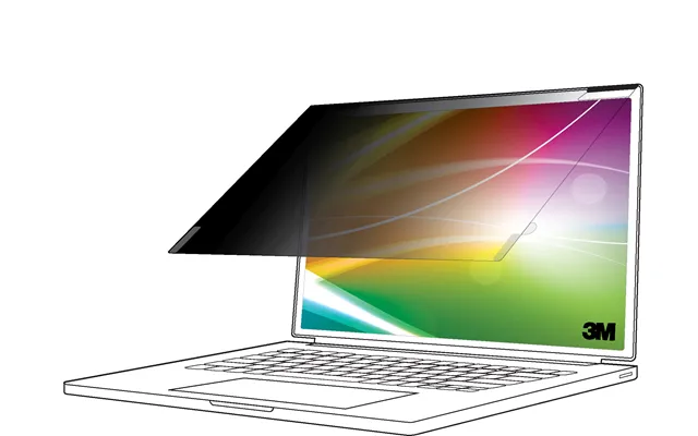 3m Bright Screen Privacy Filter For 14in Full Screen Laptop. 16 9