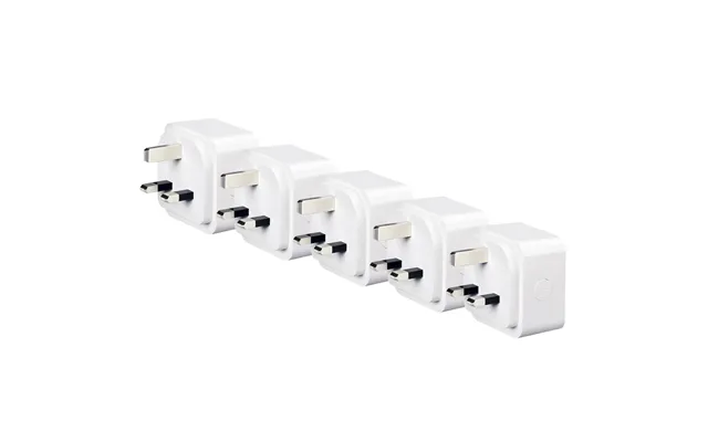4lite Wiz Connected 3-pin Uk Smart Plug - Pack Of 5