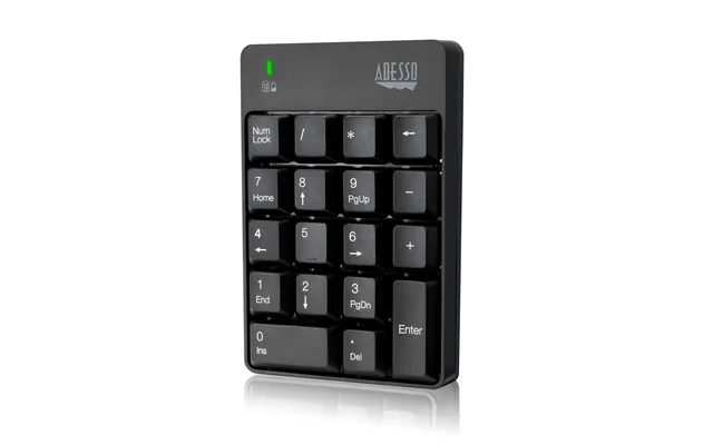 Adesso Wkb-6010ub - Wireless Spill Resistant 18-key Numeric Keypad