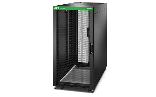 Apc Easy Rack. 24u. Black. With Roof. Castors. Feet. 4 Brackets