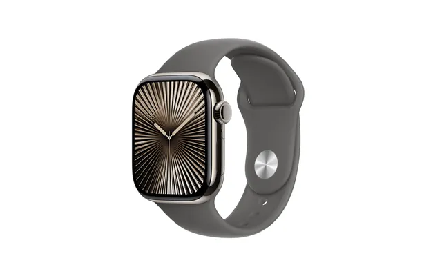 Apple Watch Series 10 Gps Cellular 42mm Natural Titanium Case With S
