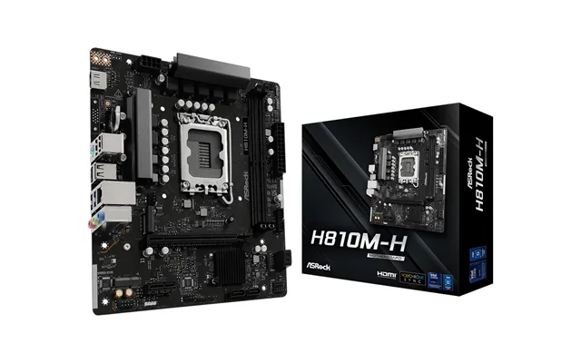 Asrock H810m-h Intel H810 Lga 1851 Socket V1 Micro Atx