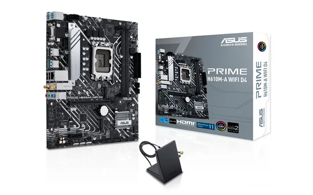 Asus Prime H610m-a Wifi D4 Intel H610 Lga 1700 Micro Atx