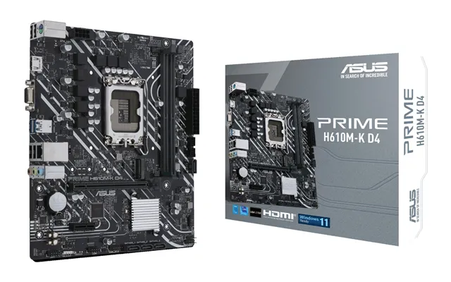 Asus Prime H610m-k D4 Intel H610 Lga 1700 Micro Atx