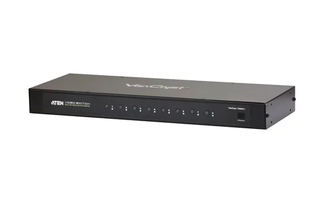 Aten Vs0801a Kvm Switch Rack Mounting Black