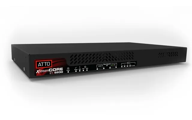 Atto Xcet-8200-tp2 Bridge Repeater Network Bridge 40000 Mbit S Black