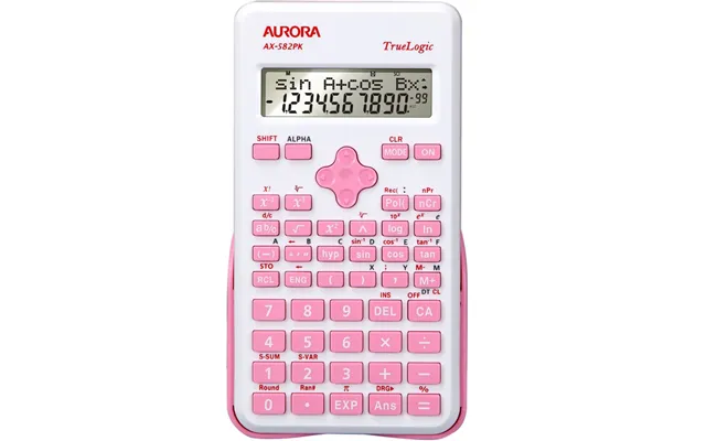 Aurora Ax-582pk Calculator Pocket Scientific Pink