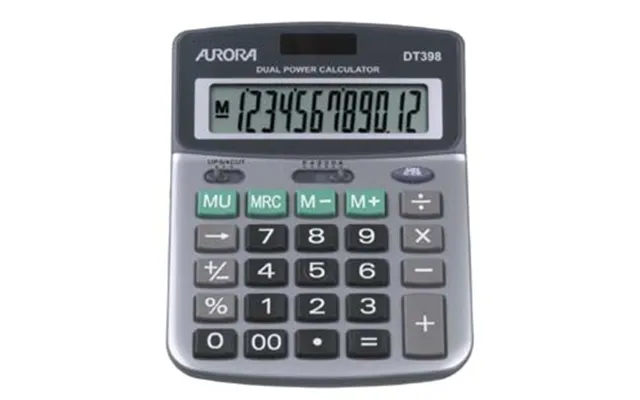 Aurora Dt398 Calculator Desktop Financial Grey