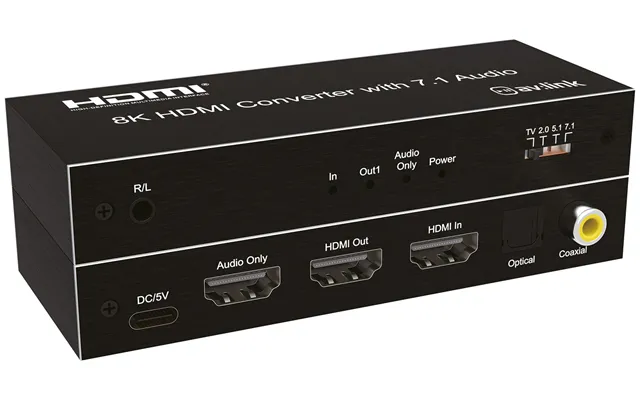 Av Link 128.518uk Audio Converter Black