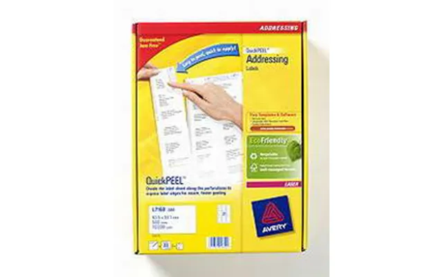 Avery Quickpeel White Fsc