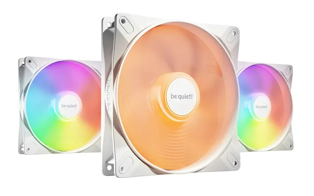 Be Quiet Light Wings Lx 140mm Pwm 3-pack White Computer Case Fan 14 C