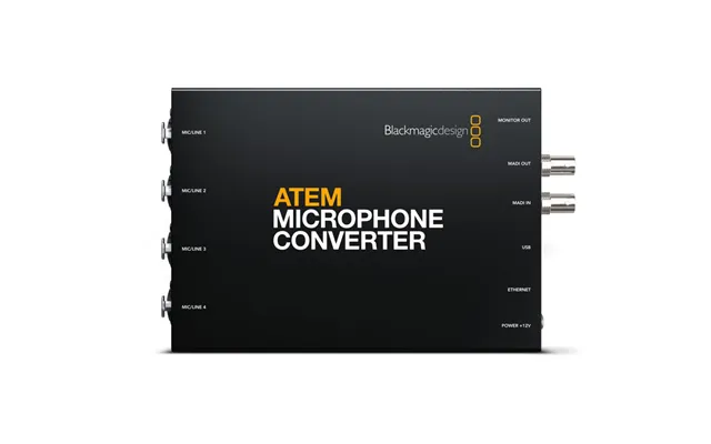 Blackmagic Design Atem Microphone Converter Black