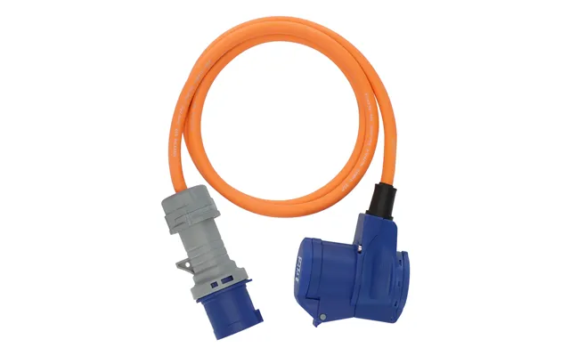 Brennenstuhl Cee Camping Adapter Cable 1.5m Cable In Orange