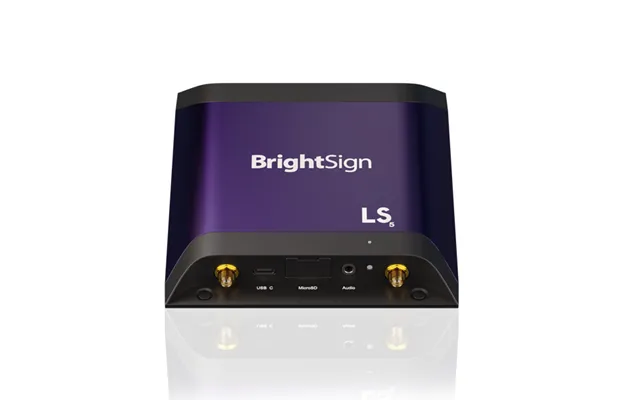 Brightsign Ls445 Digital Media Player Black. Purple 4k Ultra Hd Wi-fi