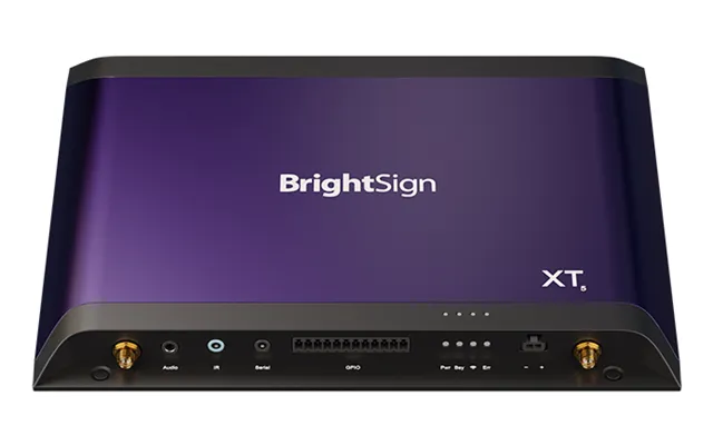 Brightsign Xt1145 Digital Media Player Black. Purple 8k Ultra Hd