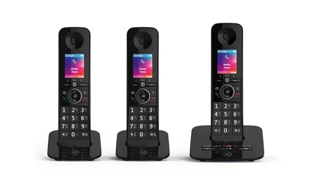 British Telecom D93xws00 Dect Telephone Caller Id Black