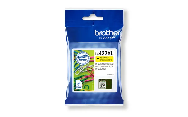 Brother Lc-422xly Ink Cartridge Yellow High-capacity. 1.5k Pages For B